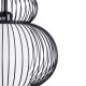 GLOBOSTAR® LILY 01199 Μοντέρνο Κρεμαστό Φωτιστικό Οροφής με Ντουί 1 x E27 AC 220-240V IP20 - Μαύρο & Λευκό - Μ31 x Π31 x Υ42cm GLOBOSTAR® LILY 01199 Μοντέρνο Κρεμαστό Φωτιστικό Οροφής με Ντουί 1 x E27 AC 220-240V IP20 - Μαύρο & Λευκό - Μ31 x Π31 x Υ42cm