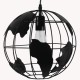 GLOBOSTAR® EARTH 01205 Vintage Κρεμαστό Φωτιστικό Οροφής με Ντουί 1 x E27 AC 220-240V IP20 - Μαύρο - Μ30 x Π30 x Υ30cm GLOBOSTAR® EARTH 01205 Vintage Κρεμαστό Φωτιστικό Οροφής με Ντουί 1 x E27 AC 220-240V IP20 - Μαύρο - Μ30 x Π30 x Υ30cm