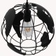 GLOBOSTAR® EARTH 01205 Vintage Κρεμαστό Φωτιστικό Οροφής με Ντουί 1 x E27 AC 220-240V IP20 - Μαύρο - Μ30 x Π30 x Υ30cm GLOBOSTAR® EARTH 01205 Vintage Κρεμαστό Φωτιστικό Οροφής με Ντουί 1 x E27 AC 220-240V IP20 - Μαύρο - Μ30 x Π30 x Υ30cm