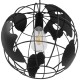 GLOBOSTAR® EARTH 01205 Vintage Κρεμαστό Φωτιστικό Οροφής με Ντουί 1 x E27 AC 220-240V IP20 - Μαύρο - Μ30 x Π30 x Υ30cm GLOBOSTAR® EARTH 01205 Vintage Κρεμαστό Φωτιστικό Οροφής με Ντουί 1 x E27 AC 220-240V IP20 - Μαύρο - Μ30 x Π30 x Υ30cm
