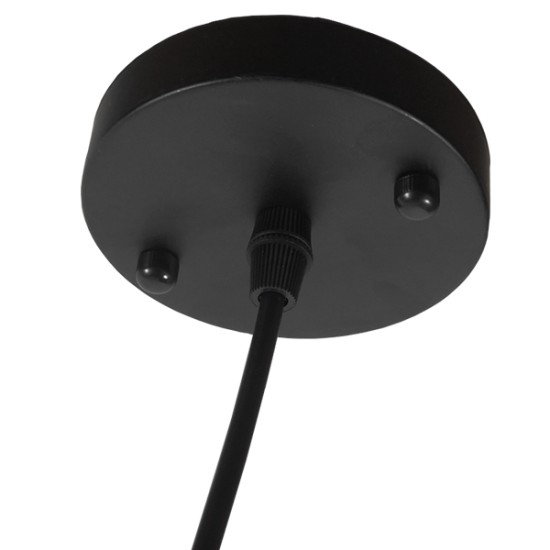 GLOBOSTAR® EARTH 01205 Vintage Κρεμαστό Φωτιστικό Οροφής με Ντουί 1 x E27 AC 220-240V IP20 - Μαύρο - Μ30 x Π30 x Υ30cm GLOBOSTAR® EARTH 01205 Vintage Κρεμαστό Φωτιστικό Οροφής με Ντουί 1 x E27 AC 220-240V IP20 - Μαύρο - Μ30 x Π30 x Υ30cm