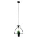 GLOBOSTAR® FLOWERPOT 10001209 Μοντέρνο Κρεμαστό Φωτιστικό Οροφής με Ντουί 1 x E27 AC 220-240V IP20 - Μαύρο & Πράσινο - Μ34 x Π34 x Y34cm GLOBOSTAR® FLOWERPOT 10001209 Μοντέρνο Κρεμαστό Φωτιστικό Οροφής με Ντουί 1 x E27 AC 220-240V IP20 - Μαύρο & Πράσινο - Μ34 x Π34 x Y34cm