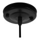 GLOBOSTAR® FLOWERPOT 10001210 Μοντέρνο Κρεμαστό Φωτιστικό Οροφής με Ντουί 1 x E27 AC 220-240V IP20 - Μαύρο & Πράσινο - Μ27 x Π27 x Υ40cm