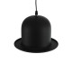GLOBOSTAR® CHARLO 01214 Vintage Κρεμαστό Φωτιστικό Οροφής με Ντουί 1 x E27 AC 220-240V IP20 - Μαύρο & Χρυσό - Μ26 x Π26 x Υ16cm