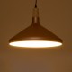 GLOBOSTAR® FELICITA 01223 Μοντέρνο Κρεμαστό Φωτιστικό Οροφής με Ντουί 1 x E27 AC 220-240V IP20 - Χάλκινο & Λευκό - Μ40 x Π40 x Υ30cm