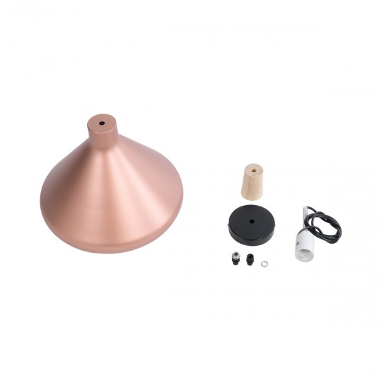 GLOBOSTAR® FERCLA 01224 Μοντέρνο Κρεμαστό Φωτιστικό Οροφής με Ντουί 1 x E27 AC 220-240V IP20 - Χάλκινο & Λευκό - Μ27 x Π27 x Υ25cm GLOBOSTAR® FERCLA 01224 Μοντέρνο Κρεμαστό Φωτιστικό Οροφής με Ντουί 1 x E27 AC 220-240V IP20 - Χάλκινο & Λευκό - Μ27 x Π27 x Υ25cm