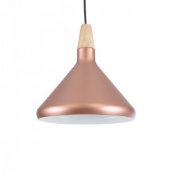 GLOBOSTAR® FERCLA 01224 Μοντέρνο Κρεμαστό Φωτιστικό Οροφής με Ντουί 1 x E27 AC 220-240V IP20 - Χάλκινο & Λευκό - Μ27 x Π27 x Υ25cm GLOBOSTAR® FERCLA 01224 Μοντέρνο Κρεμαστό Φωτιστικό Οροφής με Ντουί 1 x E27 AC 220-240V IP20 - Χάλκινο & Λευκό - Μ27 x Π27 x Υ25cm