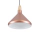 GLOBOSTAR® FERCLA 01224 Μοντέρνο Κρεμαστό Φωτιστικό Οροφής με Ντουί 1 x E27 AC 220-240V IP20 - Χάλκινο & Λευκό - Μ27 x Π27 x Υ25cm GLOBOSTAR® FERCLA 01224 Μοντέρνο Κρεμαστό Φωτιστικό Οροφής με Ντουί 1 x E27 AC 220-240V IP20 - Χάλκινο & Λευκό - Μ27 x Π27 x Υ25cm