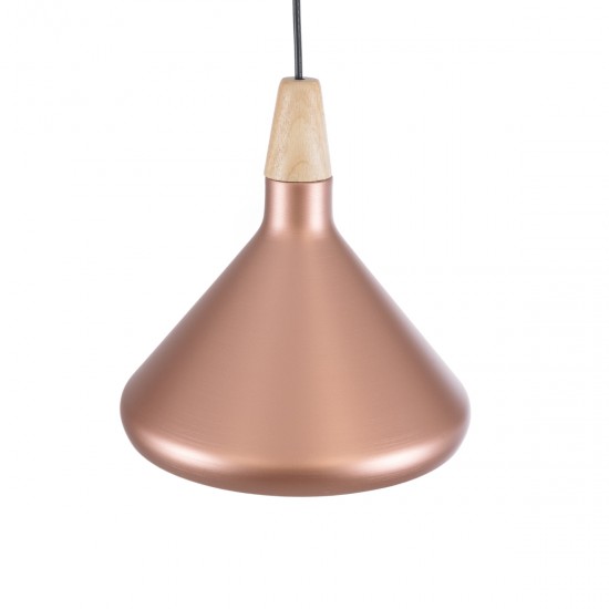 GLOBOSTAR® FERCLA 01224 Μοντέρνο Κρεμαστό Φωτιστικό Οροφής με Ντουί 1 x E27 AC 220-240V IP20 - Χάλκινο & Λευκό - Μ27 x Π27 x Υ25cm GLOBOSTAR® FERCLA 01224 Μοντέρνο Κρεμαστό Φωτιστικό Οροφής με Ντουί 1 x E27 AC 220-240V IP20 - Χάλκινο & Λευκό - Μ27 x Π27 x Υ25cm