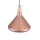 GLOBOSTAR® FERCLA 01224 Μοντέρνο Κρεμαστό Φωτιστικό Οροφής με Ντουί 1 x E27 AC 220-240V IP20 - Χάλκινο & Λευκό - Μ27 x Π27 x Υ25cm GLOBOSTAR® FERCLA 01224 Μοντέρνο Κρεμαστό Φωτιστικό Οροφής με Ντουί 1 x E27 AC 220-240V IP20 - Χάλκινο & Λευκό - Μ27 x Π27 x Υ25cm