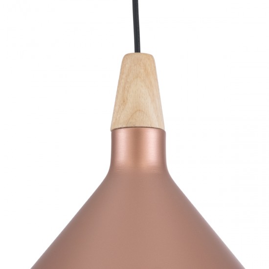 GLOBOSTAR® FERCLA 01224 Μοντέρνο Κρεμαστό Φωτιστικό Οροφής με Ντουί 1 x E27 AC 220-240V IP20 - Χάλκινο & Λευκό - Μ27 x Π27 x Υ25cm GLOBOSTAR® FERCLA 01224 Μοντέρνο Κρεμαστό Φωτιστικό Οροφής με Ντουί 1 x E27 AC 220-240V IP20 - Χάλκινο & Λευκό - Μ27 x Π27 x Υ25cm