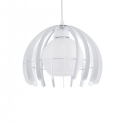 GLOBOSTAR® INGLEY 01225 Μοντέρνο Κρεμαστό Φωτιστικό Οροφής με Ντουί 1 x E27 AC 220-240V IP20 - Λευκό - Μ26 x Π26 x Υ21cm GLOBOSTAR® INGLEY 01225 Μοντέρνο Κρεμαστό Φωτιστικό Οροφής με Ντουί 1 x E27 AC 220-240V IP20 - Λευκό - Μ26 x Π26 x Υ21cm