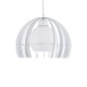 GLOBOSTAR® INGLEY 01225 Μοντέρνο Κρεμαστό Φωτιστικό Οροφής με Ντουί 1 x E27 AC 220-240V IP20 - Λευκό - Μ26 x Π26 x Υ21cm