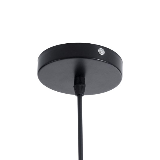 GLOBOSTAR® INGLEY 01226 Μοντέρνο Κρεμαστό Φωτιστικό Οροφής με Ντουί 1 x E27 AC 220-240V IP20 - Μαύρο & Λευκό - Μ26 x Π26 x Υ21cm GLOBOSTAR® INGLEY 01226 Μοντέρνο Κρεμαστό Φωτιστικό Οροφής με Ντουί 1 x E27 AC 220-240V IP20 - Μαύρο & Λευκό - Μ26 x Π26 x Υ21cm