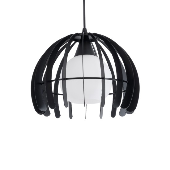 GLOBOSTAR® INGLEY 01226 Μοντέρνο Κρεμαστό Φωτιστικό Οροφής με Ντουί 1 x E27 AC 220-240V IP20 - Μαύρο & Λευκό - Μ26 x Π26 x Υ21cm GLOBOSTAR® INGLEY 01226 Μοντέρνο Κρεμαστό Φωτιστικό Οροφής με Ντουί 1 x E27 AC 220-240V IP20 - Μαύρο & Λευκό - Μ26 x Π26 x Υ21cm