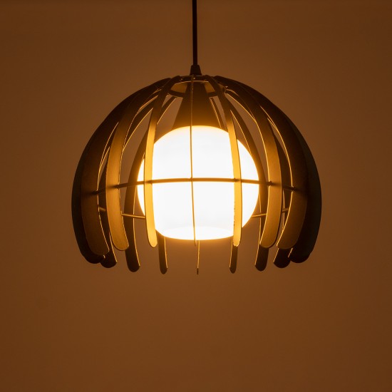 GLOBOSTAR® INGLEY 01226 Μοντέρνο Κρεμαστό Φωτιστικό Οροφής με Ντουί 1 x E27 AC 220-240V IP20 - Μαύρο & Λευκό - Μ26 x Π26 x Υ21cm GLOBOSTAR® INGLEY 01226 Μοντέρνο Κρεμαστό Φωτιστικό Οροφής με Ντουί 1 x E27 AC 220-240V IP20 - Μαύρο & Λευκό - Μ26 x Π26 x Υ21cm