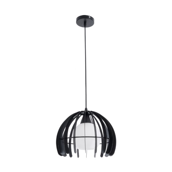 GLOBOSTAR® INGLEY 01226 Μοντέρνο Κρεμαστό Φωτιστικό Οροφής με Ντουί 1 x E27 AC 220-240V IP20 - Μαύρο & Λευκό - Μ26 x Π26 x Υ21cm GLOBOSTAR® INGLEY 01226 Μοντέρνο Κρεμαστό Φωτιστικό Οροφής με Ντουί 1 x E27 AC 220-240V IP20 - Μαύρο & Λευκό - Μ26 x Π26 x Υ21cm