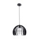 GLOBOSTAR® INGLEY 01226 Μοντέρνο Κρεμαστό Φωτιστικό Οροφής με Ντουί 1 x E27 AC 220-240V IP20 - Μαύρο & Λευκό - Μ26 x Π26 x Υ21cm GLOBOSTAR® INGLEY 01226 Μοντέρνο Κρεμαστό Φωτιστικό Οροφής με Ντουί 1 x E27 AC 220-240V IP20 - Μαύρο & Λευκό - Μ26 x Π26 x Υ21cm