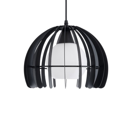 GLOBOSTAR® INGLEY 01226 Μοντέρνο Κρεμαστό Φωτιστικό Οροφής με Ντουί 1 x E27 AC 220-240V IP20 - Μαύρο & Λευκό - Μ26 x Π26 x Υ21cm GLOBOSTAR® INGLEY 01226 Μοντέρνο Κρεμαστό Φωτιστικό Οροφής με Ντουί 1 x E27 AC 220-240V IP20 - Μαύρο & Λευκό - Μ26 x Π26 x Υ21cm