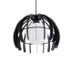 GLOBOSTAR® INGLEY 01226 Μοντέρνο Κρεμαστό Φωτιστικό Οροφής με Ντουί 1 x E27 AC 220-240V IP20 - Μαύρο & Λευκό - Μ26 x Π26 x Υ21cm GLOBOSTAR® INGLEY 01226 Μοντέρνο Κρεμαστό Φωτιστικό Οροφής με Ντουί 1 x E27 AC 220-240V IP20 - Μαύρο & Λευκό - Μ26 x Π26 x Υ21cm