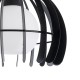 GLOBOSTAR® INGLEY 01226 Μοντέρνο Κρεμαστό Φωτιστικό Οροφής με Ντουί 1 x E27 AC 220-240V IP20 - Μαύρο & Λευκό - Μ26 x Π26 x Υ21cm GLOBOSTAR® INGLEY 01226 Μοντέρνο Κρεμαστό Φωτιστικό Οροφής με Ντουί 1 x E27 AC 220-240V IP20 - Μαύρο & Λευκό - Μ26 x Π26 x Υ21cm