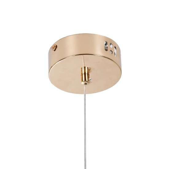 GLOBOSTAR® JADORE 01232 Μοντέρνο Κρεμαστό Φωτιστικό Οροφής LED 5W 400lm 120° AC 220-240V IP20 Θερμό Λευκό 2700K - Lumileds SMD Chip - Χρυσό & Διάφανο - Μ8 x Π8 x Υ26cm - 2 Χρόνια Εγγύηση GLOBOSTAR® JADORE 01232 Μοντέρνο Κρεμαστό Φωτιστικό Οροφής LED 5W 400lm 120° AC 220-240V IP20 Θερμό Λευκό 2700K - Lumileds SMD Chip - Χρυσό & Διάφανο - Μ8 x Π8 x Υ26cm - 2 Χρόνια Εγγύηση