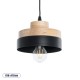 GLOBOSTAR® RUHIEL 01233 Μοντέρνο Κρεμαστό Φωτιστικό Οροφής με Ντουί 1 x E27 AC 220-240V IP20 - Μαύρο & Μπεζ - Μ18 x Π18 x Υ12cm GLOBOSTAR® RUHIEL 01233 Μοντέρνο Κρεμαστό Φωτιστικό Οροφής με Ντουί 1 x E27 AC 220-240V IP20 - Μαύρο & Μπεζ - Μ18 x Π18 x Υ12cm