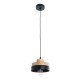 GLOBOSTAR® RUHIEL 01233 Μοντέρνο Κρεμαστό Φωτιστικό Οροφής με Ντουί 1 x E27 AC 220-240V IP20 - Μαύρο & Μπεζ - Μ18 x Π18 x Υ12cm GLOBOSTAR® RUHIEL 01233 Μοντέρνο Κρεμαστό Φωτιστικό Οροφής με Ντουί 1 x E27 AC 220-240V IP20 - Μαύρο & Μπεζ - Μ18 x Π18 x Υ12cm