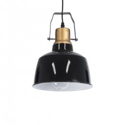 GLOBOSTAR® DEVOTA 01235 Vintage Κρεμαστό Φωτιστικό Οροφής με Ντουί 1 x E27 AC 220-240V IP20 - Μαύρο & Χρυσό - Μ22 x Π22 x Υ30cm GLOBOSTAR® DEVOTA 01235 Vintage Κρεμαστό Φωτιστικό Οροφής με Ντουί 1 x E27 AC 220-240V IP20 - Μαύρο & Χρυσό - Μ22 x Π22 x Υ30cm