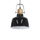GLOBOSTAR® DEVOTA 01235 Vintage Κρεμαστό Φωτιστικό Οροφής με Ντουί 1 x E27 AC 220-240V IP20 - Μαύρο & Χρυσό - Μ22 x Π22 x Υ30cm
