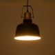 GLOBOSTAR® DEVOTA 01235 Vintage Κρεμαστό Φωτιστικό Οροφής με Ντουί 1 x E27 AC 220-240V IP20 - Μαύρο & Χρυσό - Μ22 x Π22 x Υ30cm