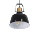 GLOBOSTAR® DEVOTA 01235 Vintage Κρεμαστό Φωτιστικό Οροφής με Ντουί 1 x E27 AC 220-240V IP20 - Μαύρο & Χρυσό - Μ22 x Π22 x Υ30cm