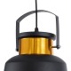 GLOBOSTAR® NUNZIATA 01236 Vintage Κρεμαστό Φωτιστικό Οροφής με Ντουί 1 x E27 AC 220-240V IP20 - Μαύρο & Χρυσό - Μ26 x Π26 x Υ40cm GLOBOSTAR® NUNZIATA 01236 Vintage Κρεμαστό Φωτιστικό Οροφής με Ντουί 1 x E27 AC 220-240V IP20 - Μαύρο & Χρυσό - Μ26 x Π26 x Υ40cm