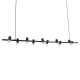 GLOBOSTAR® ALFREDA 01242 Μοντέρνο Κρεμαστό Φωτιστικό Οροφής με Ντουί 10 x E27 AC 220-240V IP20 - Μαύρο - Μ140 x Π18 x Υ7cm GLOBOSTAR® ALFREDA 01242 Μοντέρνο Κρεμαστό Φωτιστικό Οροφής με Ντουί 10 x E27 AC 220-240V IP20 - Μαύρο - Μ140 x Π18 x Υ7cm