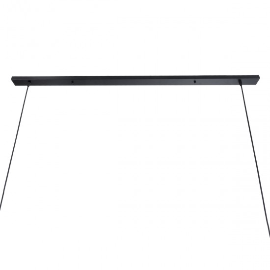 GLOBOSTAR® ALFREDA 01242 Μοντέρνο Κρεμαστό Φωτιστικό Οροφής με Ντουί 10 x E27 AC 220-240V IP20 - Μαύρο - Μ140 x Π18 x Υ7cm GLOBOSTAR® ALFREDA 01242 Μοντέρνο Κρεμαστό Φωτιστικό Οροφής με Ντουί 10 x E27 AC 220-240V IP20 - Μαύρο - Μ140 x Π18 x Υ7cm
