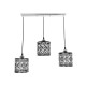 GLOBOSTAR® RAINELDA 01247 Μοντέρνο Κρεμαστό Φωτιστικό Οροφής με Ντουί 3 x E27 AC 220-240V IP20 - Μαύρο & Λευκό - Μ60 x Π15 x Υ19cm GLOBOSTAR® RAINELDA 01247 Μοντέρνο Κρεμαστό Φωτιστικό Οροφής με Ντουί 3 x E27 AC 220-240V IP20 - Μαύρο & Λευκό - Μ60 x Π15 x Υ19cm
