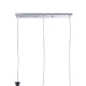 GLOBOSTAR® BOUQUET 01249 Μοντέρνο Κρεμαστό Φωτιστικό Οροφής με Ντουί 3 x E27 AC 220-240V IP20 - Ασημί & Μωβ - Μ66 x Π18 x Υ24cm GLOBOSTAR® BOUQUET 01249 Μοντέρνο Κρεμαστό Φωτιστικό Οροφής με Ντουί 3 x E27 AC 220-240V IP20 - Ασημί & Μωβ - Μ66 x Π18 x Υ24cm