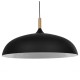 GLOBOSTAR® VALLETE 01259 Μοντέρνο Κρεμαστό Φωτιστικό Οροφής με Ντουί 1 x E27 AC 220-240V IP20 - Μαύρο & Μπεζ - Μ60 x Π60 x Υ35cm