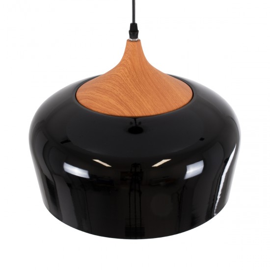 GLOBOSTAR® VILI 01261 Μοντέρνο Κρεμαστό Φωτιστικό Οροφής με Ντουί 1 x E27 AC 220-240V IP20 - Μαύρο & Μπεζ - Μ35 x Π35 x Υ27cm GLOBOSTAR® VILI 01261 Μοντέρνο Κρεμαστό Φωτιστικό Οροφής με Ντουί 1 x E27 AC 220-240V IP20 - Μαύρο & Μπεζ - Μ35 x Π35 x Υ27cm