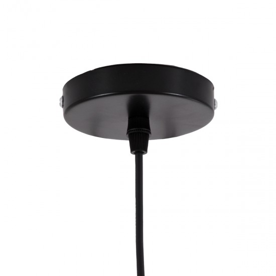 GLOBOSTAR® VILI 01261 Μοντέρνο Κρεμαστό Φωτιστικό Οροφής με Ντουί 1 x E27 AC 220-240V IP20 - Μαύρο & Μπεζ - Μ35 x Π35 x Υ27cm GLOBOSTAR® VILI 01261 Μοντέρνο Κρεμαστό Φωτιστικό Οροφής με Ντουί 1 x E27 AC 220-240V IP20 - Μαύρο & Μπεζ - Μ35 x Π35 x Υ27cm