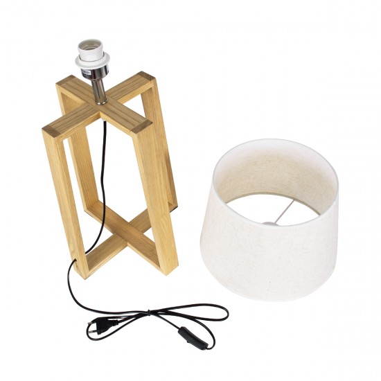 GLOBOSTAR® SQUID 01265 Μοντέρνο Επιτραπέζιο Φωτιστικό Πορτατίφ με Ντουί 1 x E27 AC 220-240V IP20 - Μπεζ - Μ30 x Π30 x Υ63cm GLOBOSTAR® SQUID 01265 Μοντέρνο Επιτραπέζιο Φωτιστικό Πορτατίφ με Ντουί 1 x E27 AC 220-240V IP20 - Μπεζ - Μ30 x Π30 x Υ63cm