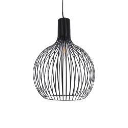 GLOBOSTAR® SCANDI 01266 Μοντέρνο Κρεμαστό Φωτιστικό Οροφής με Ντουί 1 x E27 AC 220-240V IP20 - Μαύρο - Μ38 x Π38 x Υ50cm GLOBOSTAR® SCANDI 01266 Μοντέρνο Κρεμαστό Φωτιστικό Οροφής με Ντουί 1 x E27 AC 220-240V IP20 - Μαύρο - Μ38 x Π38 x Υ50cm