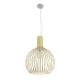 GLOBOSTAR® SCANDI 01267 Vintage Κρεμαστό Φωτιστικό Οροφής με Ντουί 1 x E27 AC 220-240V IP20 - Μπεζ - Μ38 x Π38 x Y50cm GLOBOSTAR® SCANDI 01267 Vintage Κρεμαστό Φωτιστικό Οροφής με Ντουί 1 x E27 AC 220-240V IP20 - Μπεζ - Μ38 x Π38 x Y50cm
