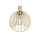 GLOBOSTAR® SCANDI 01267 Vintage Κρεμαστό Φωτιστικό Οροφής με Ντουί 1 x E27 AC 220-240V IP20 - Μπεζ - Μ38 x Π38 x Y50cm GLOBOSTAR® SCANDI 01267 Vintage Κρεμαστό Φωτιστικό Οροφής με Ντουί 1 x E27 AC 220-240V IP20 - Μπεζ - Μ38 x Π38 x Y50cm