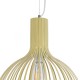 GLOBOSTAR® SCANDI 01267 Vintage Κρεμαστό Φωτιστικό Οροφής με Ντουί 1 x E27 AC 220-240V IP20 - Μπεζ - Μ38 x Π38 x Y50cm GLOBOSTAR® SCANDI 01267 Vintage Κρεμαστό Φωτιστικό Οροφής με Ντουί 1 x E27 AC 220-240V IP20 - Μπεζ - Μ38 x Π38 x Y50cm