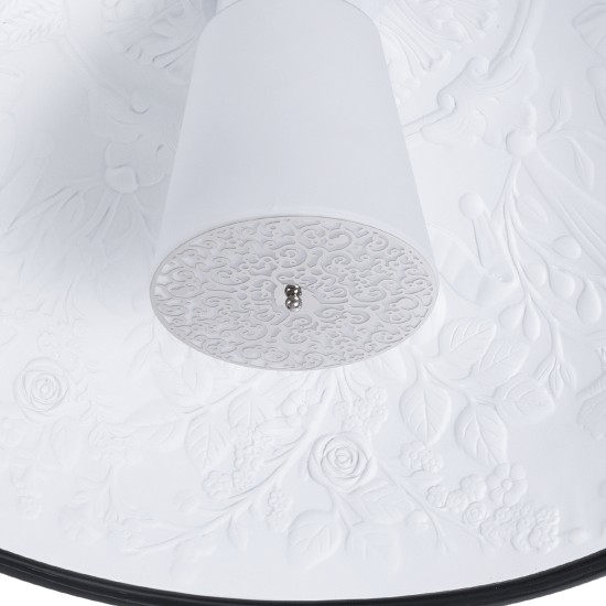 GLOBOSTAR® SERENIA 01270 Μοντέρνο Κρεμαστό Φωτιστικό Οροφής με Ντουί 1 x E27 AC 220-240V IP20 - Μαύρο & Λευκό - Μ60 x Π60 x Υ30cm GLOBOSTAR® SERENIA 01270 Μοντέρνο Κρεμαστό Φωτιστικό Οροφής με Ντουί 1 x E27 AC 220-240V IP20 - Μαύρο & Λευκό - Μ60 x Π60 x Υ30cm