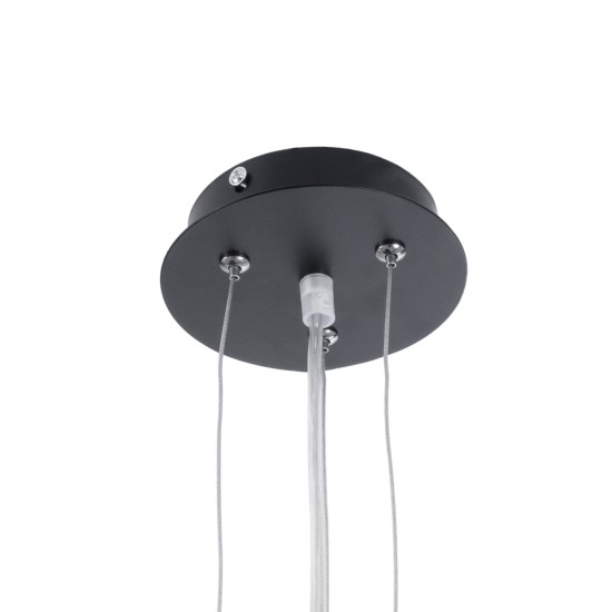 GLOBOSTAR® SERENIA 01270 Μοντέρνο Κρεμαστό Φωτιστικό Οροφής με Ντουί 1 x E27 AC 220-240V IP20 - Μαύρο & Λευκό - Μ60 x Π60 x Υ30cm GLOBOSTAR® SERENIA 01270 Μοντέρνο Κρεμαστό Φωτιστικό Οροφής με Ντουί 1 x E27 AC 220-240V IP20 - Μαύρο & Λευκό - Μ60 x Π60 x Υ30cm