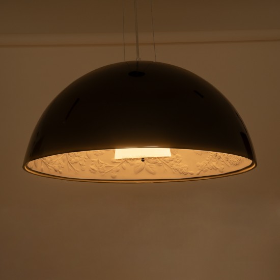 GLOBOSTAR® SERENIA 01270 Μοντέρνο Κρεμαστό Φωτιστικό Οροφής με Ντουί 1 x E27 AC 220-240V IP20 - Μαύρο & Λευκό - Μ60 x Π60 x Υ30cm GLOBOSTAR® SERENIA 01270 Μοντέρνο Κρεμαστό Φωτιστικό Οροφής με Ντουί 1 x E27 AC 220-240V IP20 - Μαύρο & Λευκό - Μ60 x Π60 x Υ30cm