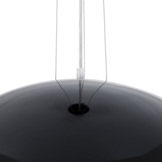 GLOBOSTAR® SERENIA 01270 Μοντέρνο Κρεμαστό Φωτιστικό Οροφής με Ντουί 1 x E27 AC 220-240V IP20 - Μαύρο & Λευκό - Μ60 x Π60 x Υ30cm GLOBOSTAR® SERENIA 01270 Μοντέρνο Κρεμαστό Φωτιστικό Οροφής με Ντουί 1 x E27 AC 220-240V IP20 - Μαύρο & Λευκό - Μ60 x Π60 x Υ30cm