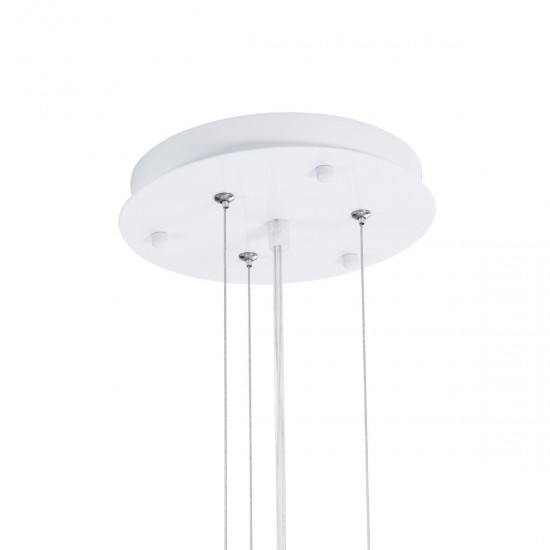 GLOBOSTAR® SERENIA 01273 Μοντέρνο Κρεμαστό Φωτιστικό Οροφής με Ντουί 1 x E27 AC 220-240V IP20 - Λευκό - Μ90 x Π90 x Y40cm GLOBOSTAR® SERENIA 01273 Μοντέρνο Κρεμαστό Φωτιστικό Οροφής με Ντουί 1 x E27 AC 220-240V IP20 - Λευκό - Μ90 x Π90 x Y40cm
